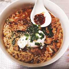 รูปของ サッポロ一番ごま味生姜焼きラーメン☆☆☆