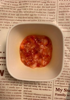離乳食 いちごペースト(もぐもぐ期)-レシピのメイン写真