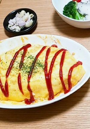 簡単！安い！シンプルなうまうまオムライス-レシピのメイン写真