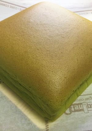 ロカボ♡台湾風カステラ～抹茶～♪-レシピのメイン写真