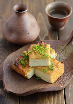 厚揚げのニンニク胡麻味噌焼き-レシピのメイン写真