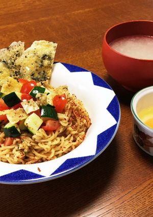 ごま味！まぜそば&ラーメン-レシピのメイン写真