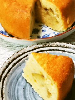 簡単炊飯器で作る、米粉さつまいもケーキ-レシピのメイン写真