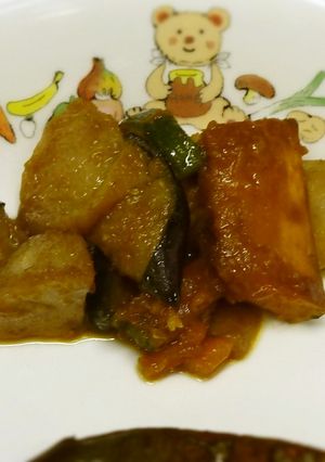 【学校給食】野菜の揚げ浸し　季節の野菜で-レシピのメイン写真