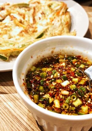 混ぜるだけ！チヂミのタレ＊vegan-レシピのメイン写真