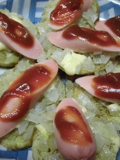 ギョニソとジャガマヨのレンジ蒸し-レシピのメイン写真