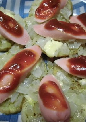ギョニソとジャガマヨのレンジ蒸し-レシピのメイン写真