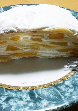 やさしい味わいのミルクレープ♪-レシピのメイン写真