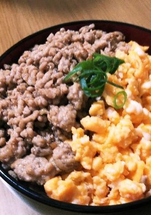簡単そぼろ丼-レシピのメイン写真
