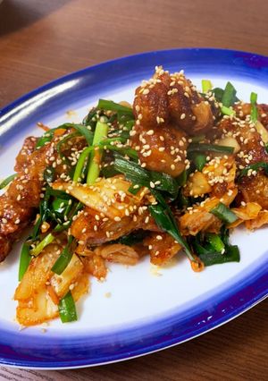 厚切り豚ロースde豚キムチ-レシピのメイン写真