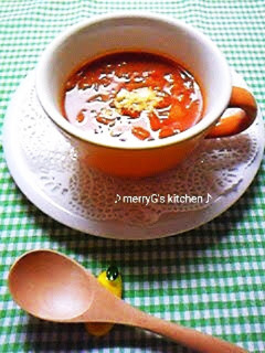 簡単!*肩こり解消*♡トマトスープ♡-レシピのメイン写真