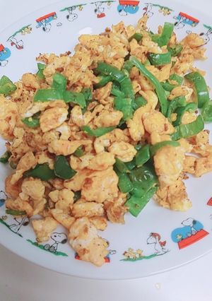 弁当にも良き！エッグピーマン♪-レシピのメイン写真