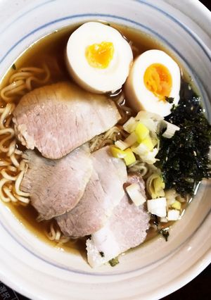 簡単レンジチャーシューde麺-レシピのメイン写真