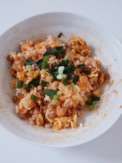 キムチ納豆チャーハン(レンジで)-レシピのメイン写真