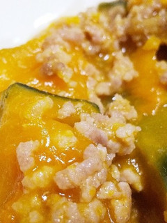 ホクホクしっとり♪かぼちゃのそぼろ煮☆-レシピのメイン写真