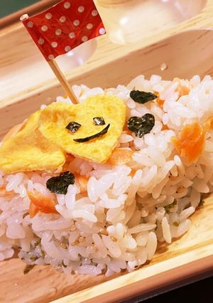 【離乳食中期〜】雛祭り菱餅風ごはん-レシピのメイン写真