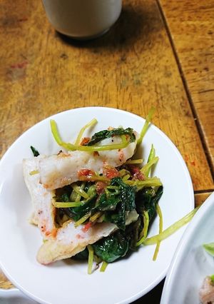 三つ葉とさつま揚げのお浸し-レシピのメイン写真