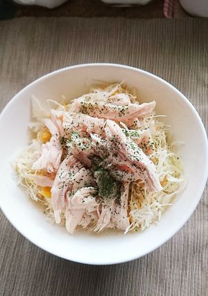 斬新！サラダチキンのサラダ(^ー^)-レシピのメイン写真