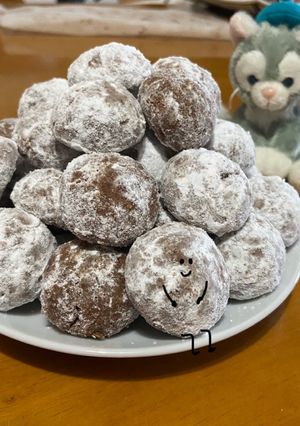 超簡単！チョコが濃〜いスノーボール-レシピのメイン写真