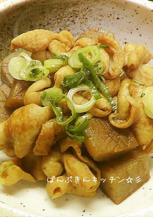 甘めが美味しい♬モツと蒟蒻の甜面醤炒め-レシピのメイン写真