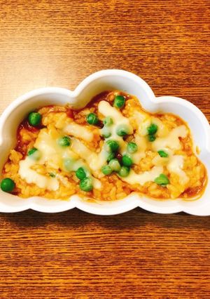 アンパンマンカレーのチーズ焼き-レシピのメイン写真
