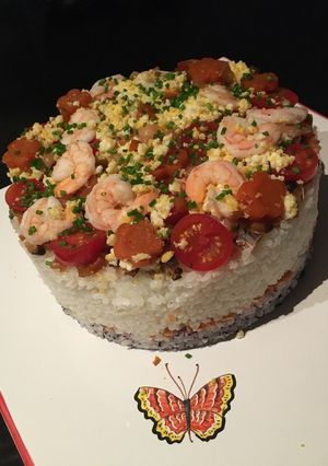 ちらし寿司ケーキ-レシピのメイン写真
