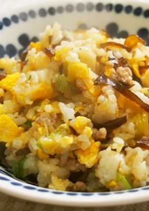 茎ワカメの佃煮チャーハン♪豚ミンチ入り♪-レシピのメイン写真