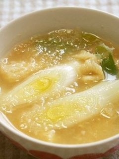 長ネギと大根おろしの味噌汁♪-レシピのメイン写真