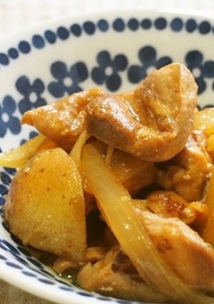 新じゃが芋ともも肉の煮物♪簡単すぐ!-レシピのメイン写真