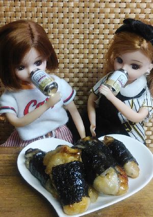 リカちゃん♡牡蠣海苔巻き焼き-レシピのメイン写真
