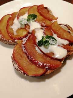 甘すぎない!タルト・タタン風トースト-レシピのメイン写真
