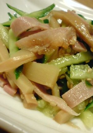 おつまみに簡単！酒進むチャーシューメンマ-レシピのメイン写真