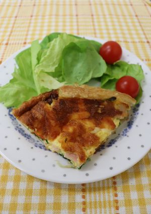 野菜とハムのキッシュ-レシピのメイン写真