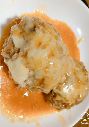 チーズINチーズONハンバーグ-レシピのメイン写真