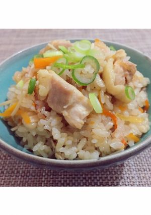 えのきと鶏肉の炊き込みご飯♡-レシピのメイン写真