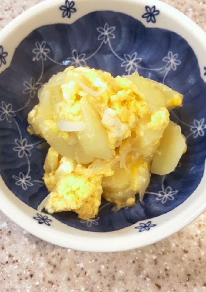 新玉と新じゃがの卵とじ-レシピのメイン写真