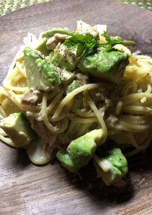 アボカドとツナのクリームパスタ-レシピのメイン写真