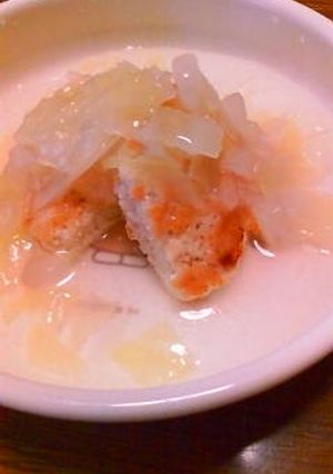 ふわっふわ☆離乳食に豆腐ﾊﾝﾊﾞｰｸﾞ-レシピのメイン写真
