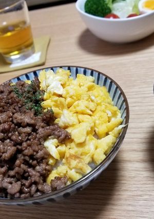 シンプル！簡単！うまうまそそぼろ！-レシピのメイン写真