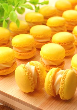 卵1個で36個！レモンチョコミニマカロン-レシピのメイン写真