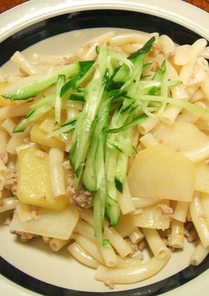 マカロニの中華風ポン酢炒め-レシピのメイン写真