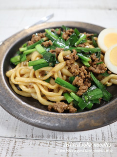 混ぜそば風焼きうどん-レシピのメイン写真