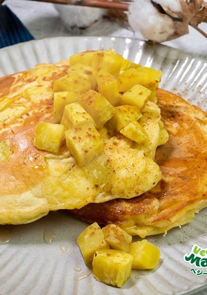 さつまいものシナモン風味パンケーキ-レシピのメイン写真