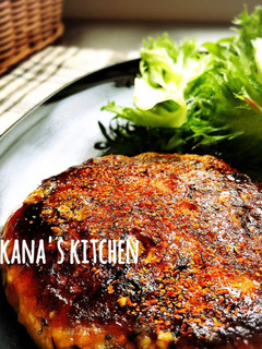 枝豆とひじきが入った豆腐ハンバーグ♪♪-レシピのメイン写真