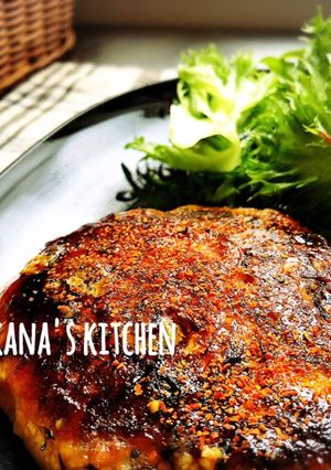 枝豆とひじきが入った豆腐ハンバーグ♪♪-レシピのメイン写真