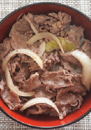 僕のレンチン☆ランチ　～牛丼～-レシピのメイン写真