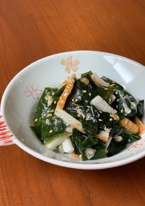 わかめとちくわのねぎ塩和え-レシピのメイン写真