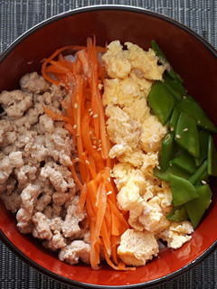 僕のレンチン☆ランチ ~4色ドン~-レシピのメイン写真
