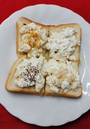 豆腐とカッテージチーズのトースト-レシピのメイン写真