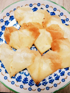 春巻きの皮でハート揚げ♡-レシピのメイン写真